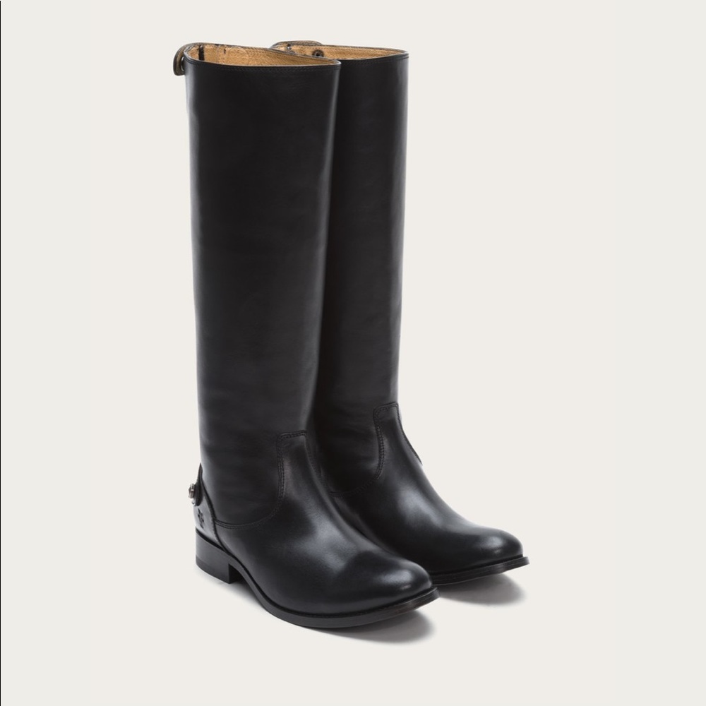 Frye Melissa Button Back Zip Boots